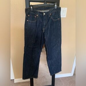 Levi's Deep Blue Straight Jeans